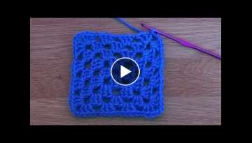 Basic Granny Square - Crochet Tutorial for Beginners