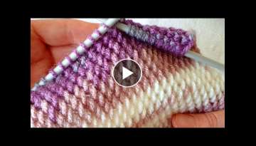 very easy to make amazing knitting pattern
